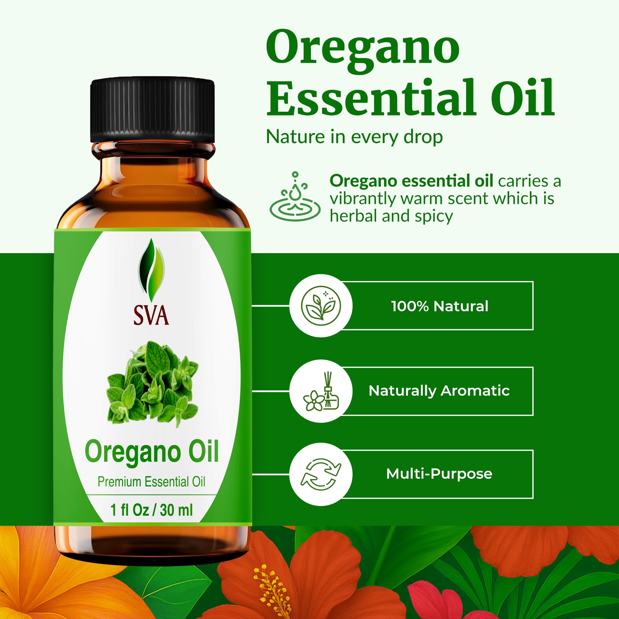 SVA Oregano Essential Oil packaging box