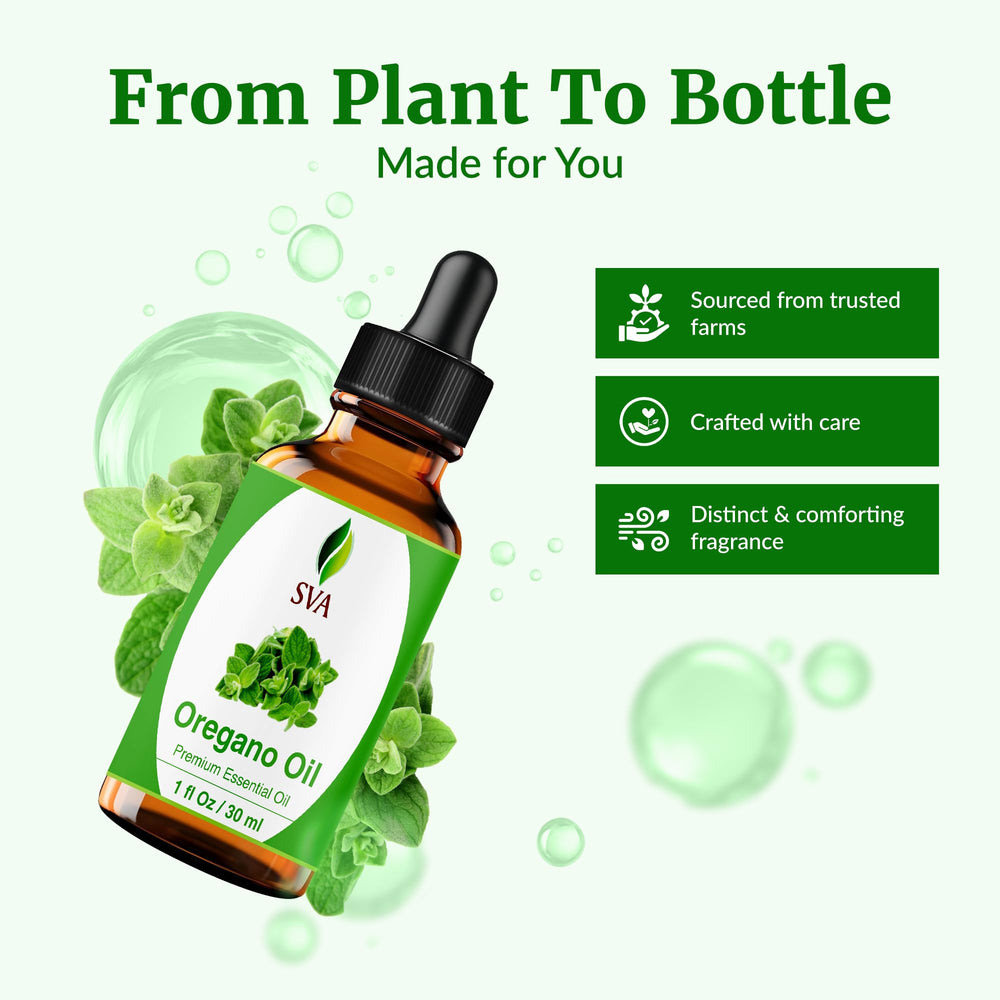 Oregano essential oil added to hair care routine