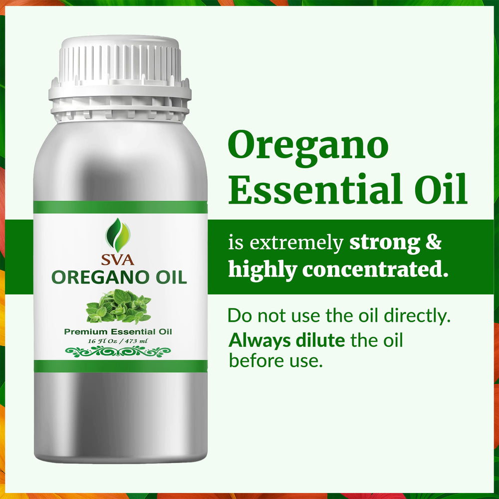 Oregano oil diffusing in a diffuser