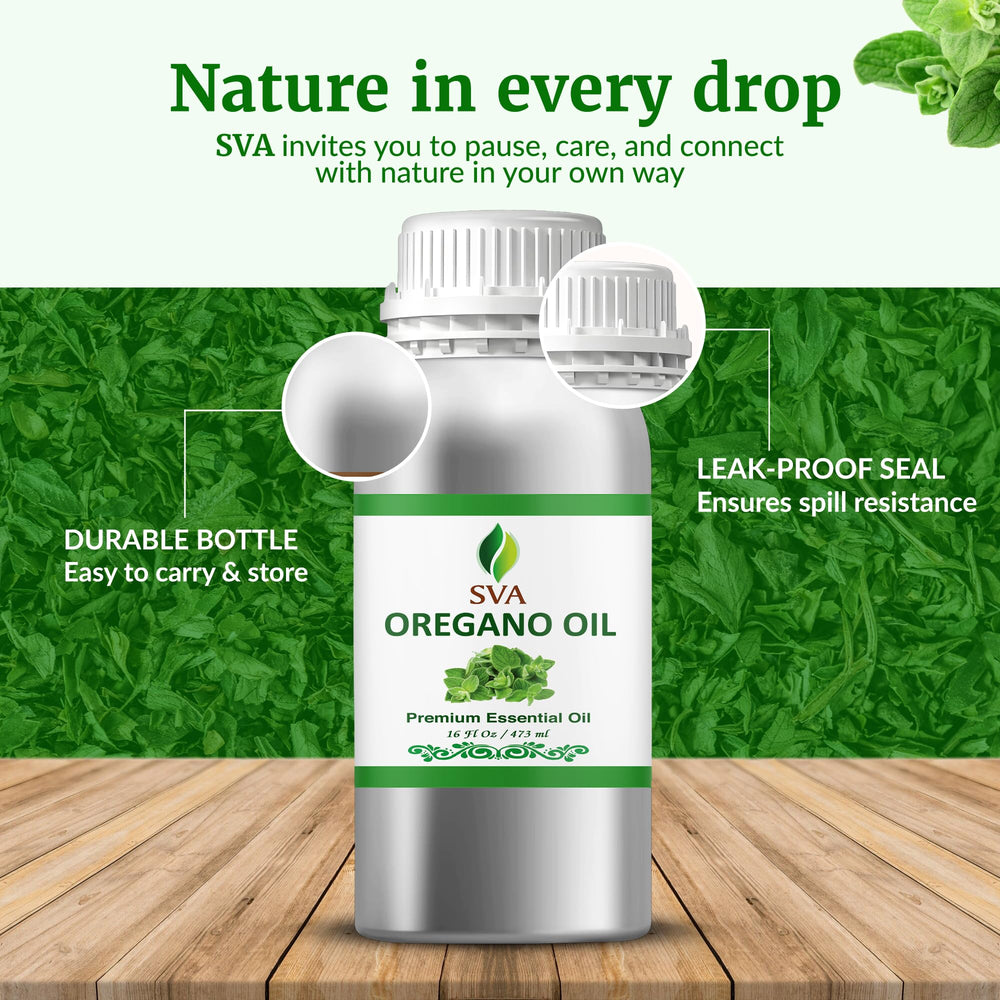 Oregano oil packaging and labeling