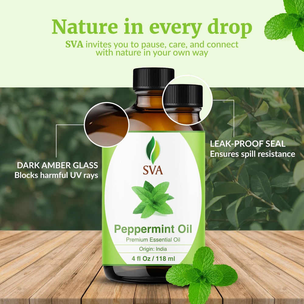 Aromatherapy diffuser releasing peppermint aroma with oil