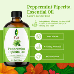 Steam-distilled Peppermint Oil close-up