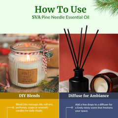 Hair care application of Pine Needle Oil with carrier oil