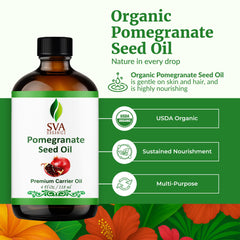 Dropper bottle of SVA Pomegranate Seed Oil
