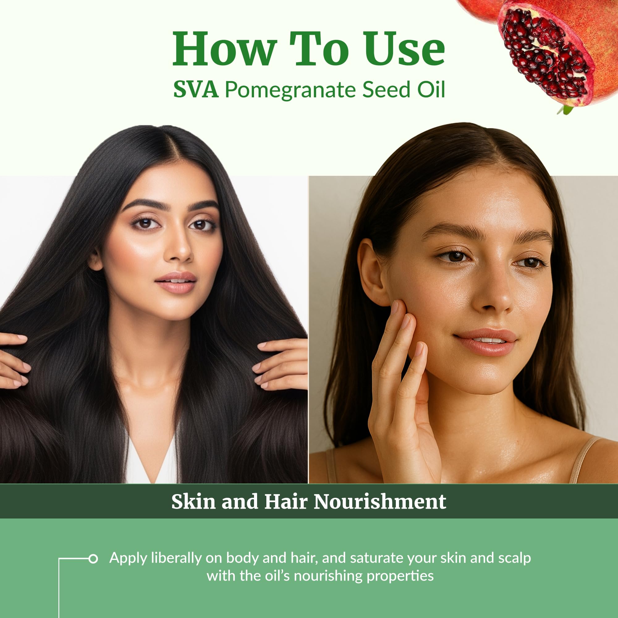 Pomegranate Seed Oil for skin care and moisturizing