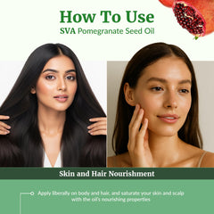 Pomegranate Seed Oil for skin care and moisturizing