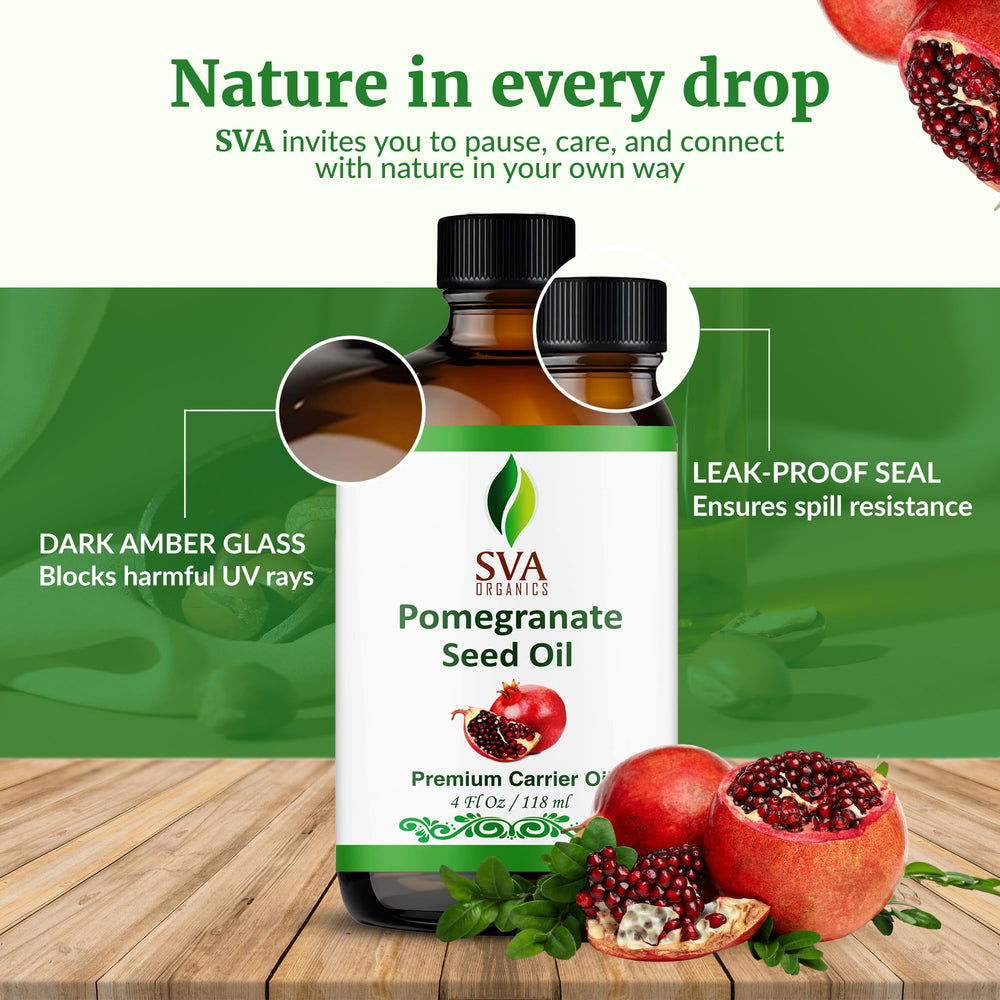 Pomegranate Seed Oil being massaged into scalp