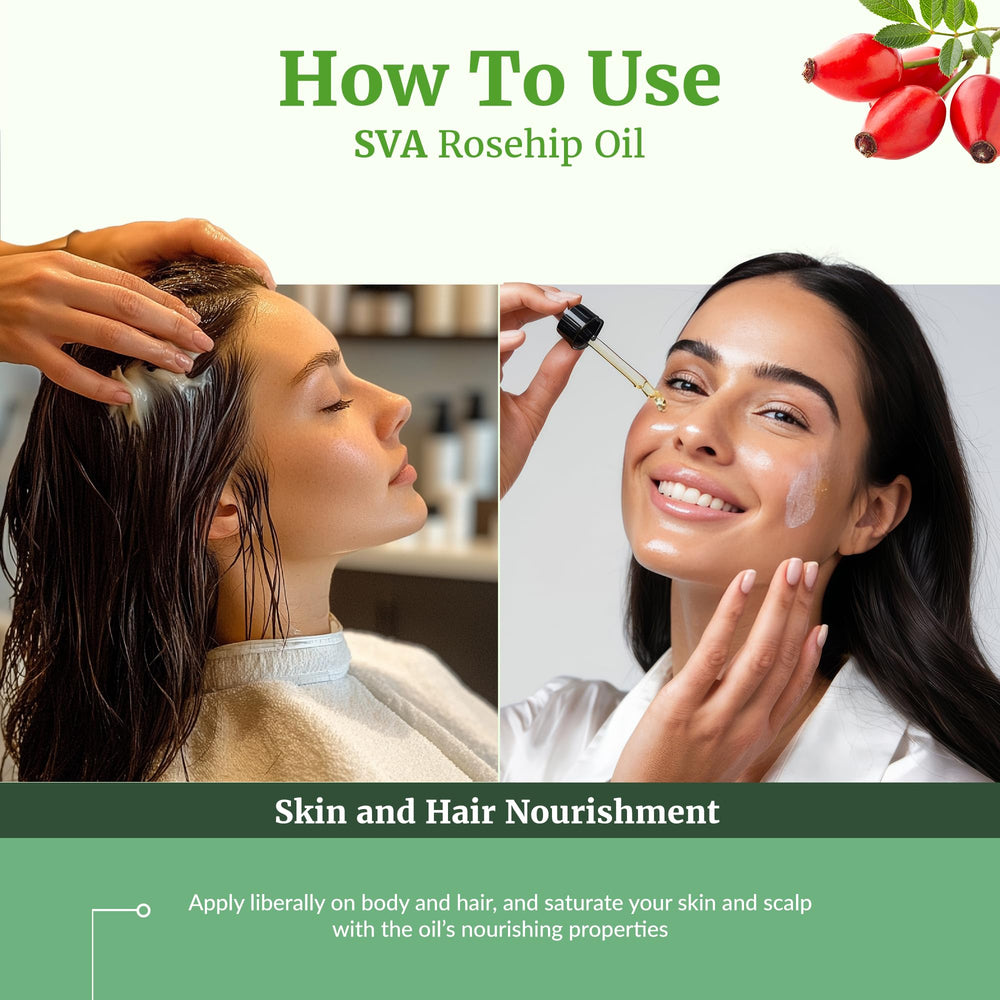 Rosehip Seed Oil for face application