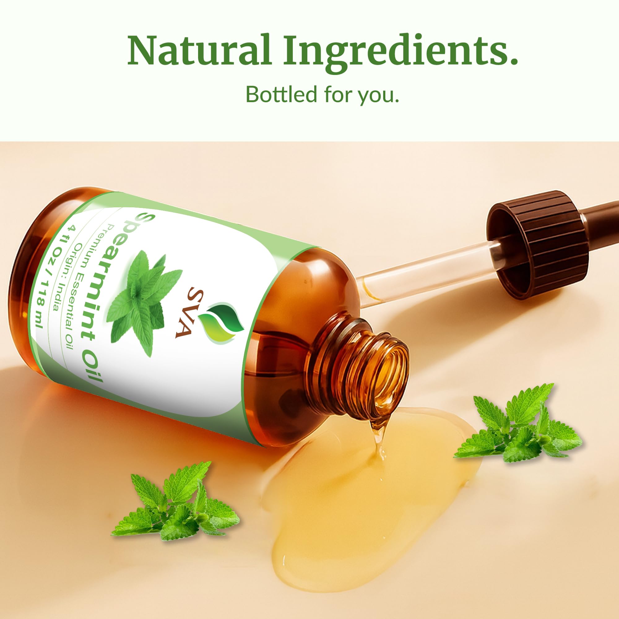 DIY crafts with spearmint essential oil for soaps and candles