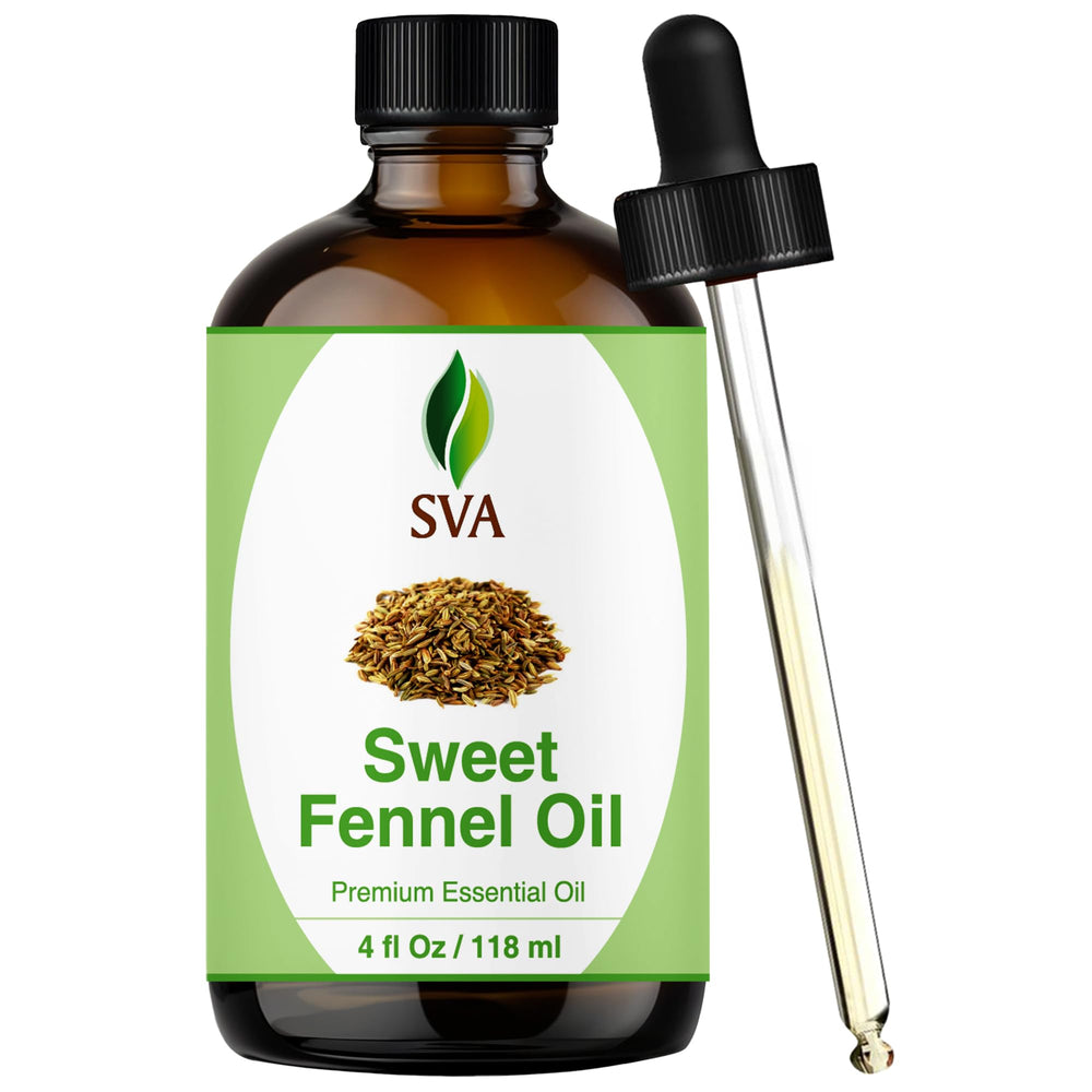 4oz bottle front view of SVA Sweet Fennel Essential Oil