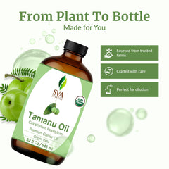 Tamanu oil for body massage and moisturization