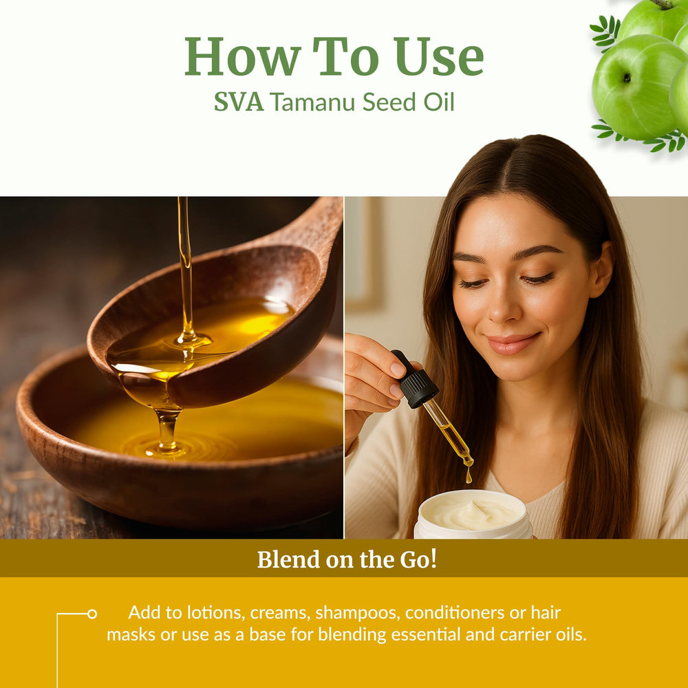 Tamanu oil ingredients and cold-pressed process