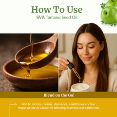 Tamanu oil ingredients and cold-pressed process