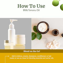 Tamanu seed oil for body care and massage
