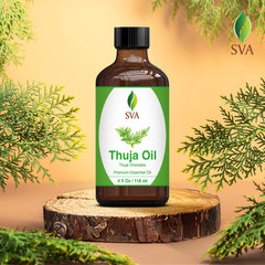 Thuja essential oil for skin care application