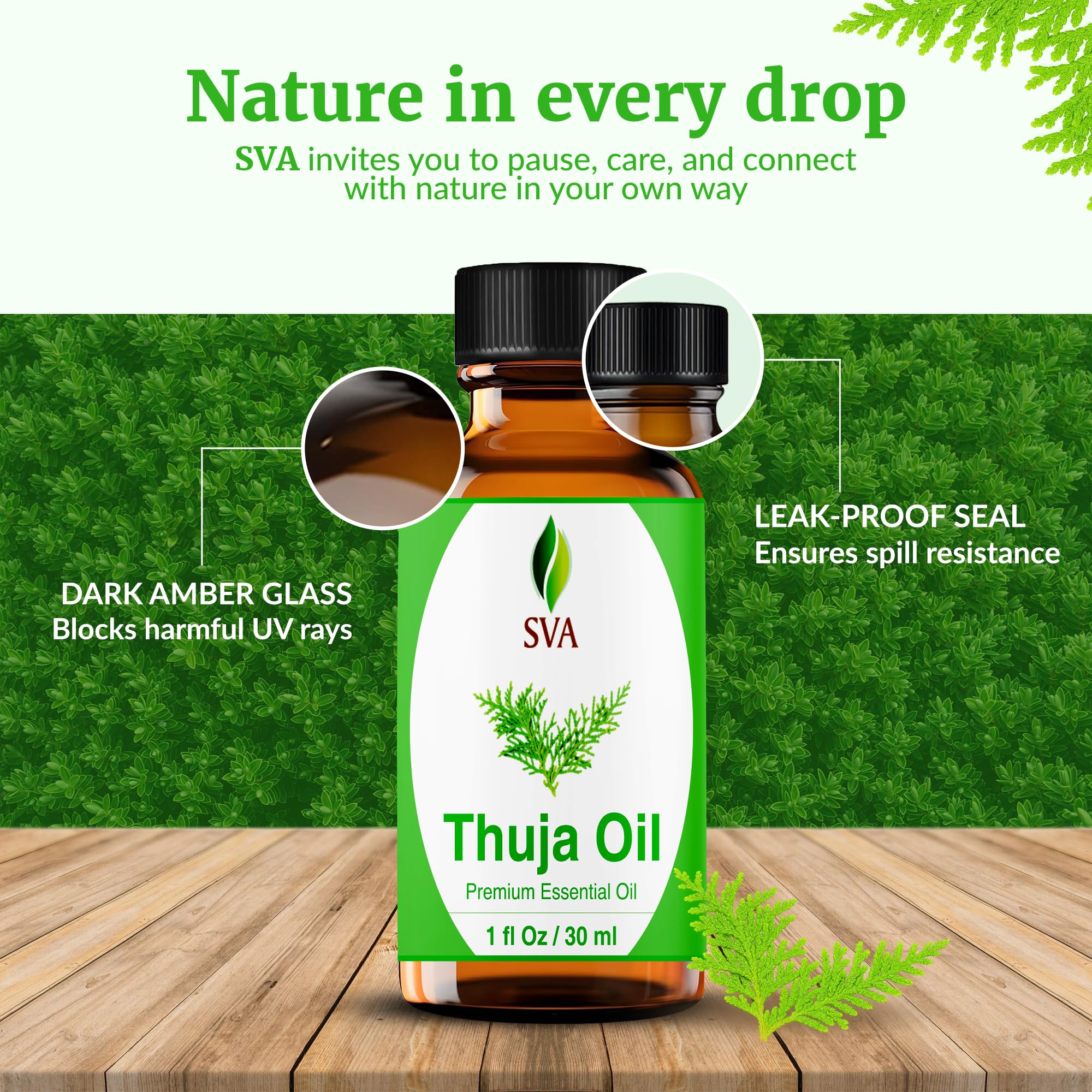 Thuja essential oil for soap and candle making