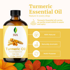 Dropper dispensing turmeric essential oil