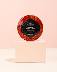 Ingredients include copaiba essential oils and coconut oil