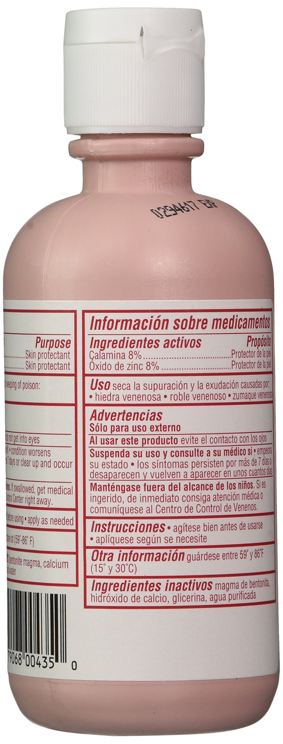 Swan Calamine Lotion applied with cotton to irritated skin.