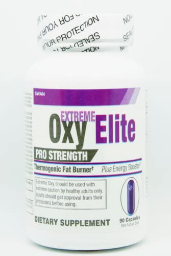 Swan Extreme OxyElite Pro Strength bottle and 90-count packaging