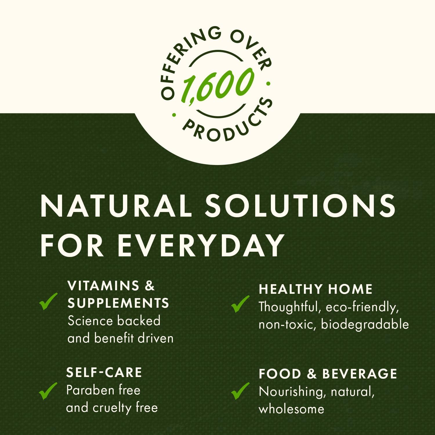 Plant-based full-spectrum formula label for Swanson multivitamin