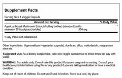 Swanson Agaricus Blazei Mushroom Extract bottle close-up with label