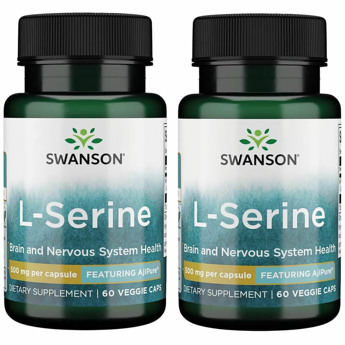 Swanson Ajipure L-Serine bottle with label