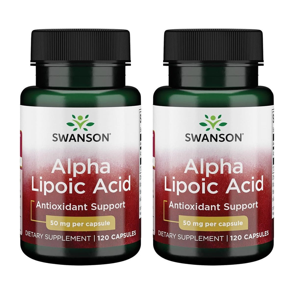 Swanson Alpha Lipoic Acid 50 mg, 120 capsules, 2-pack