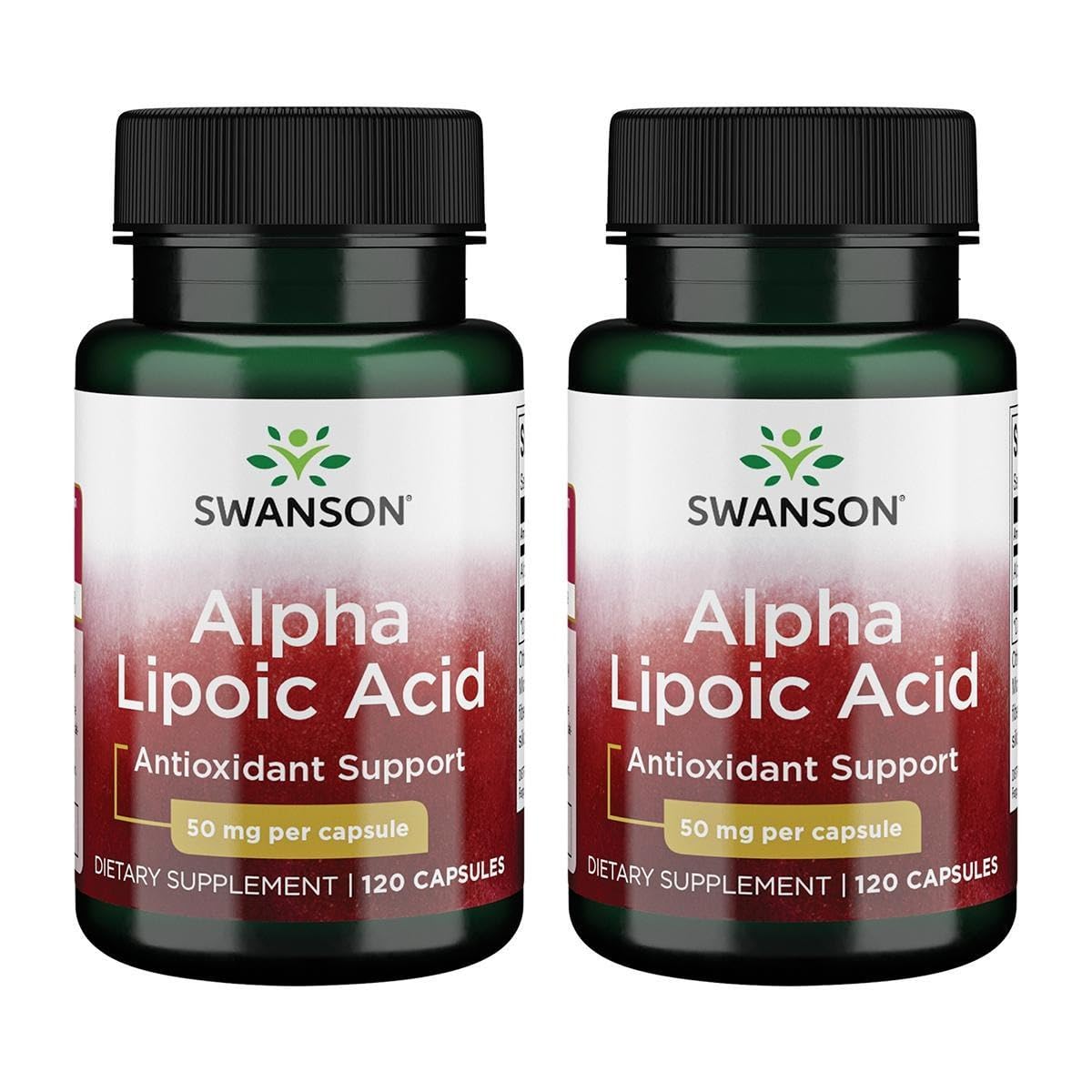 Swanson Alpha Lipoic Acid 50 mg, 120 capsules, 2-pack