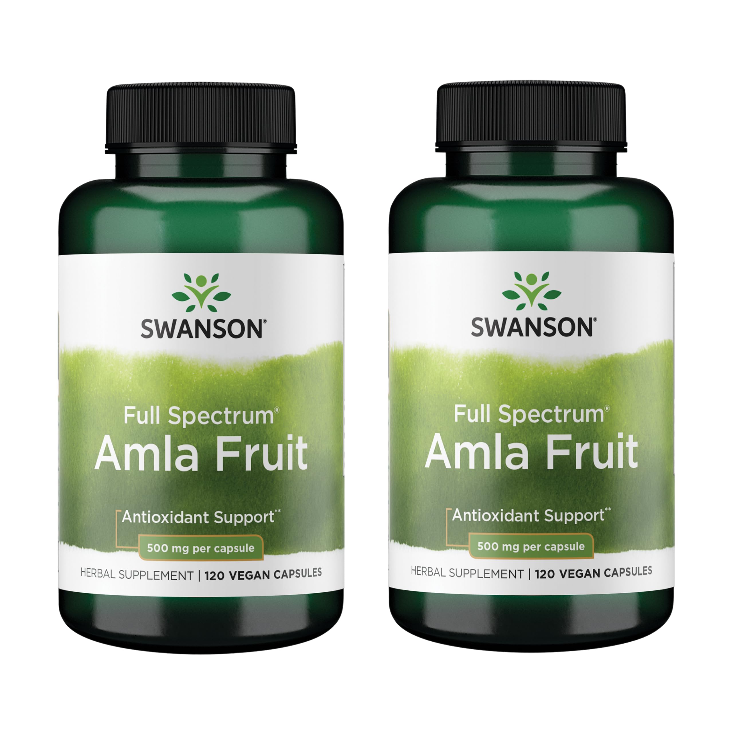 Swanson Full Spectrum Amla Fruit 2-Pack with 120 capsules