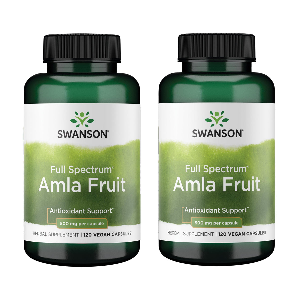 Swanson Full Spectrum Amla Fruit 2-Pack with 120 capsules