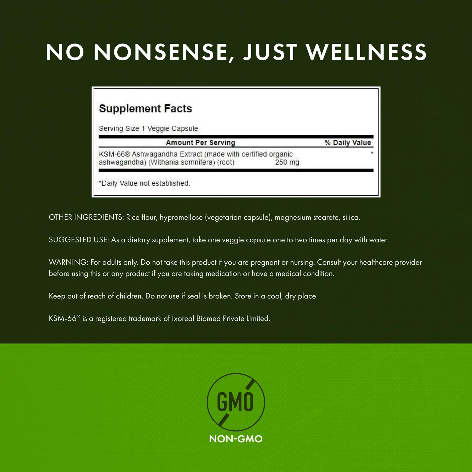 Swanson Ashwagandha KSM-66 stress relief branding