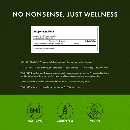 Ashwagandha root and aerial parts for Swanson supplement