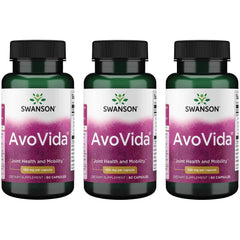 Swanson Avovida 100 Milligrams 60 Capsules 3-Pack bottle