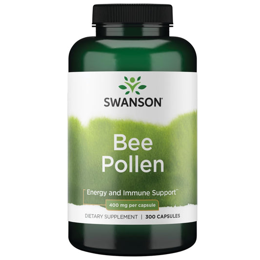 Swanson Bee Pollen 400 mg bottle - front view