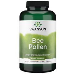 Swanson Bee Pollen 400 mg bottle - front view