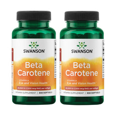 Swanson Beta-Carotene 25,000 IU bottle - front view