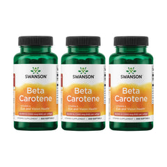 Swanson Beta-Carotene 25000 IU softgels bottle