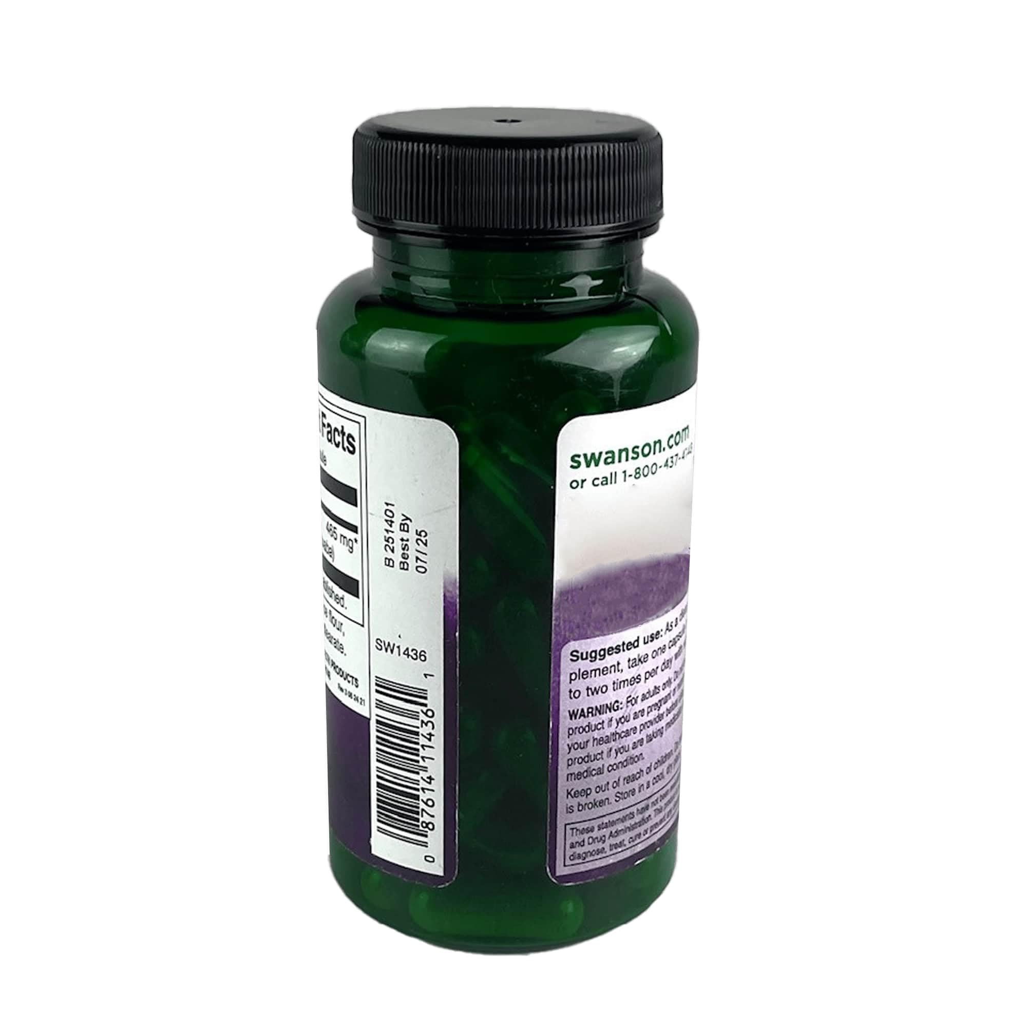 Swanson Catuaba Bark product packaging and bottle on desk