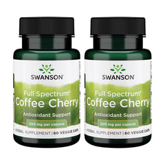 Bottle of Swanson Full-Spectrum Coffee Cherry 60 capsules