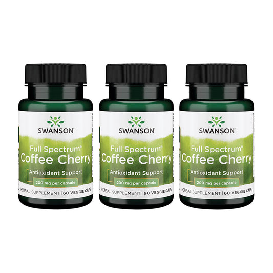 Swanson Full-Spectrum Coffee Cherry-Herbal supplement bottle label
