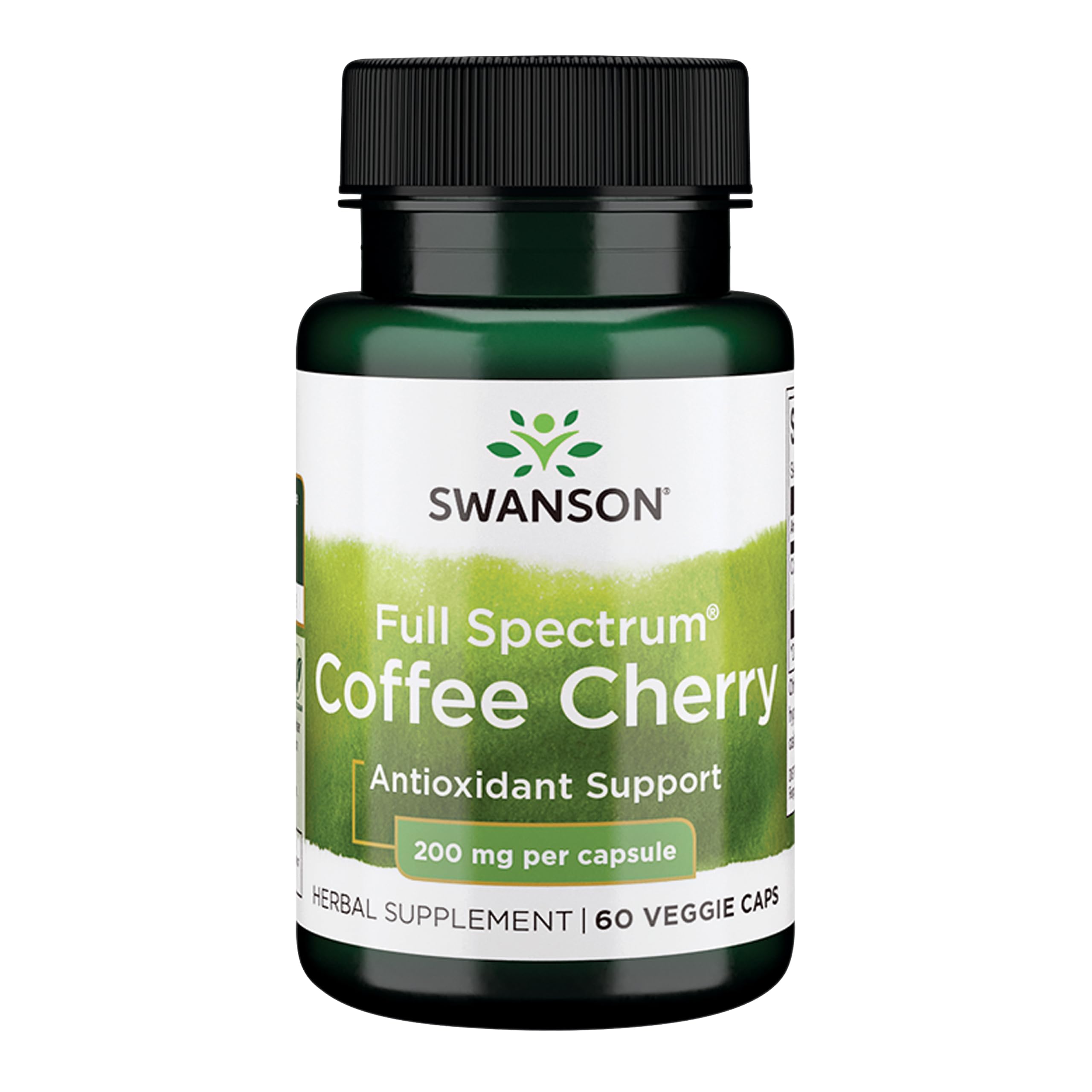 Swanson Full-Spectrum Coffee Cherry bottle - front view