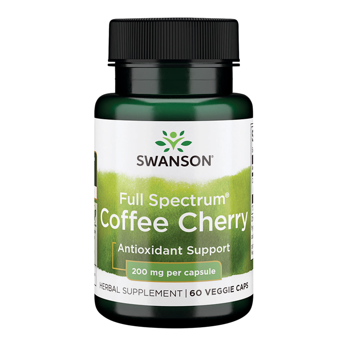 Swanson Full-Spectrum Coffee Cherry bottle - front view
