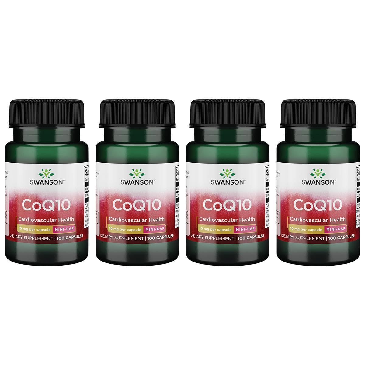 Swanson CoQ10 Mini Cap 10 mg bottle with 100 capsules