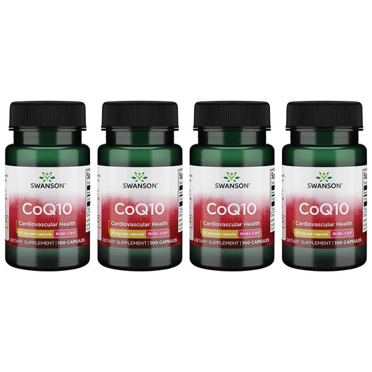 Swanson CoQ10 Mini Cap 10 mg bottle with 100 capsules