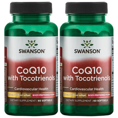 Swanson CoQ10 with Tocotrienols 200 mg Softgels - 2 Pack
