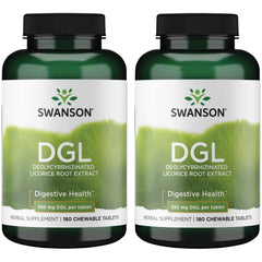 Swanson DGL Licorice chewables 385 mg, 180 count, 2-pack