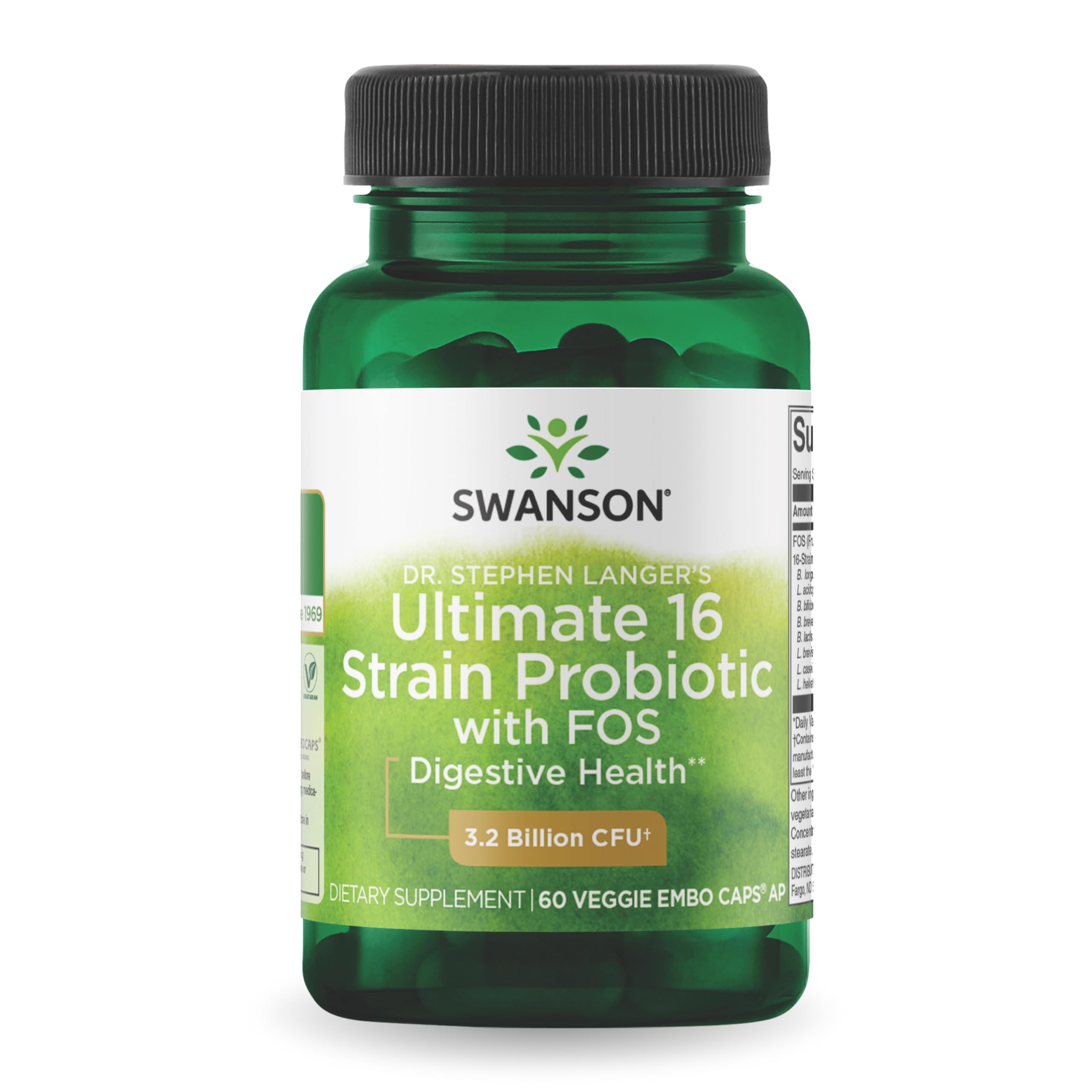 Swanson Dr. Stephen Langer's Formula probiotic bottle front
