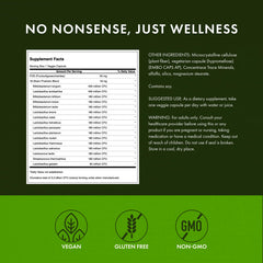 Swanson Dr. Stephen Langer's Formula probiotic bottle back label