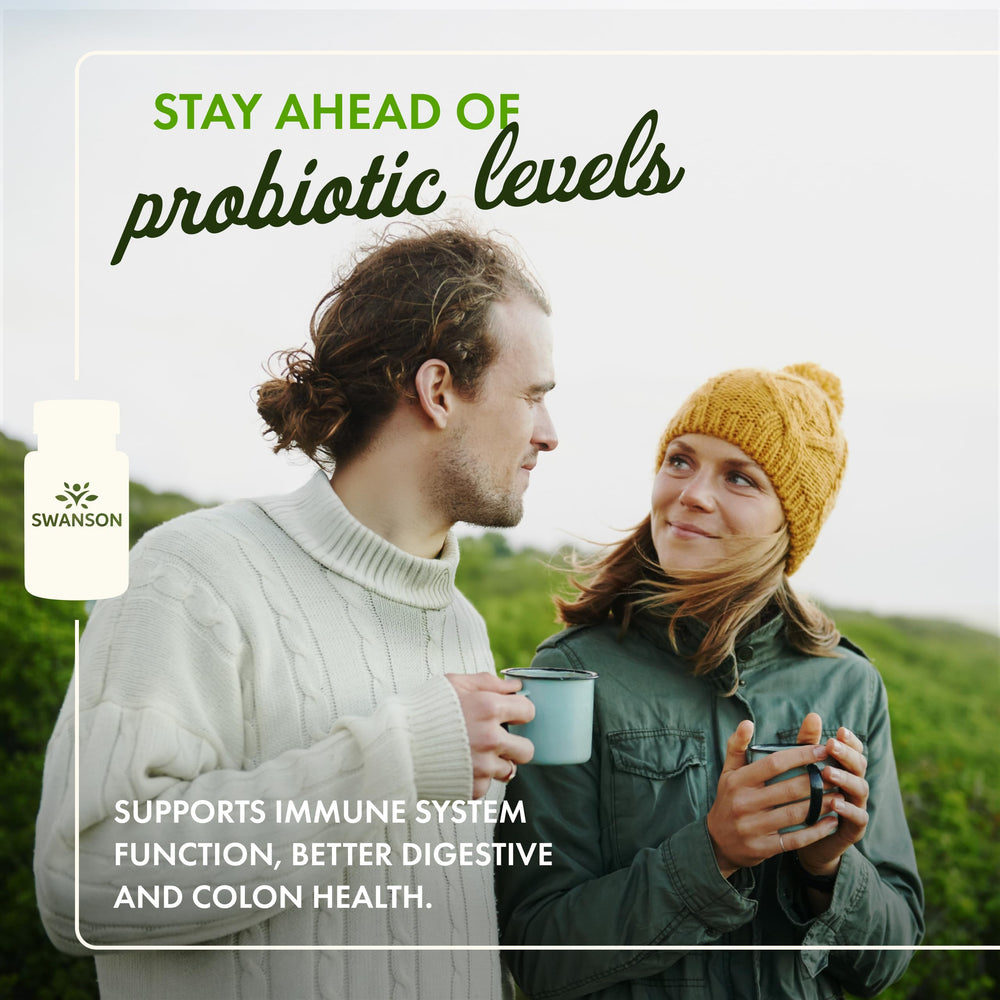 Close-up of 16 probiotic strains and prebiotic FOS
